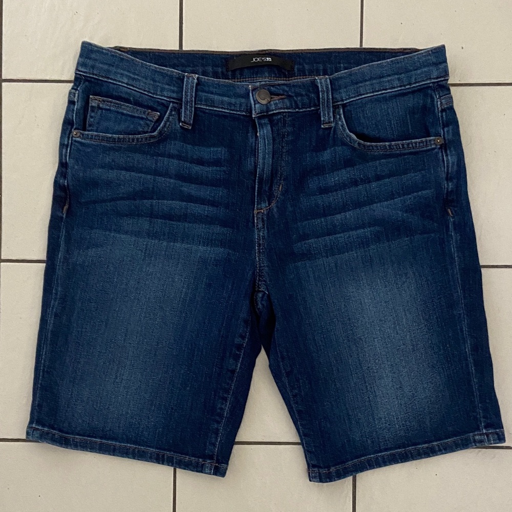Joes Jeans Dark Blue Denim Shorts size 28